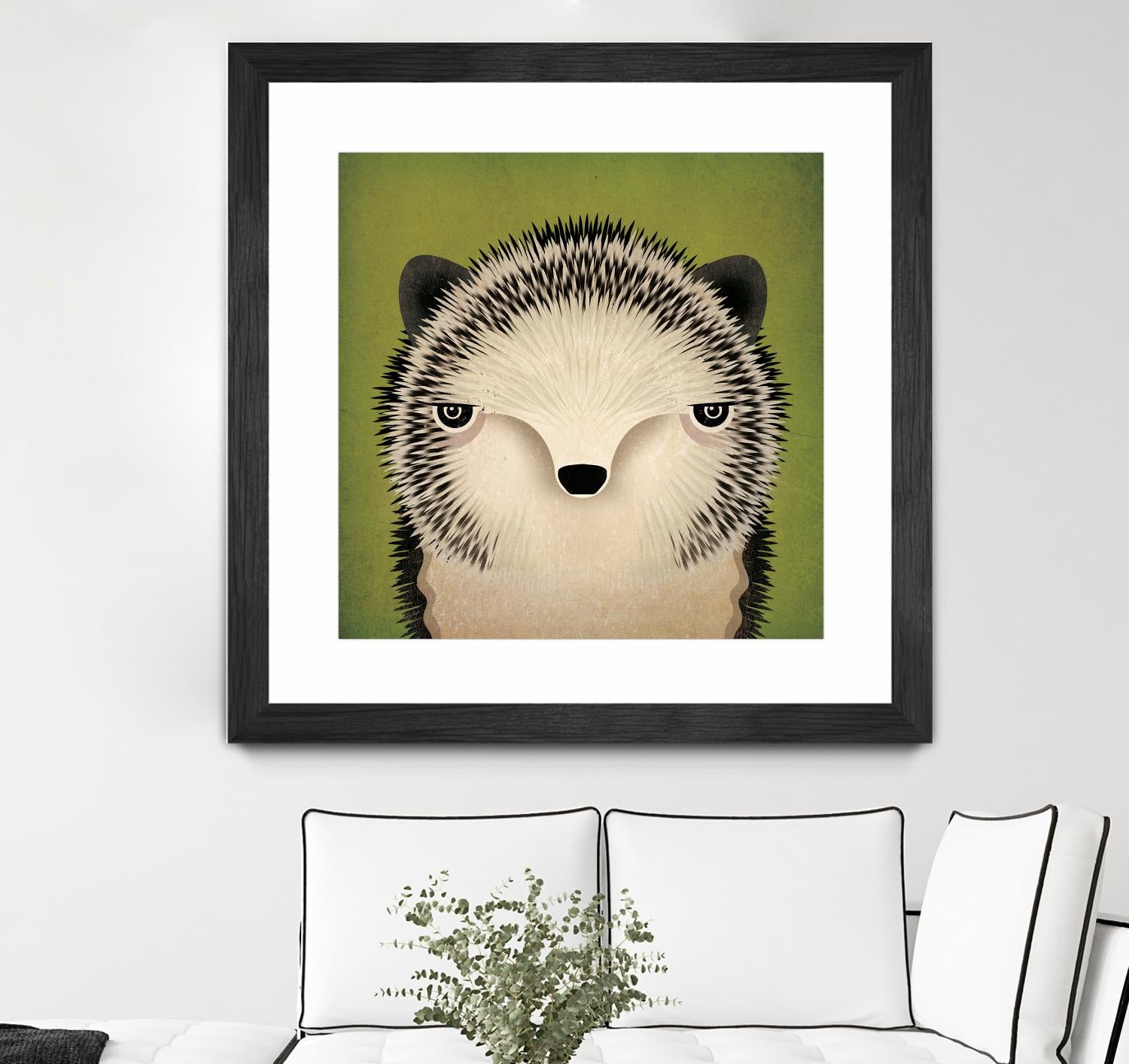 Baby Hedgehog by Ryan Fowler on GIANT ART - beige animals