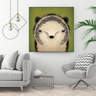 Baby Hedgehog by Ryan Fowler on GIANT ART - beige animals
