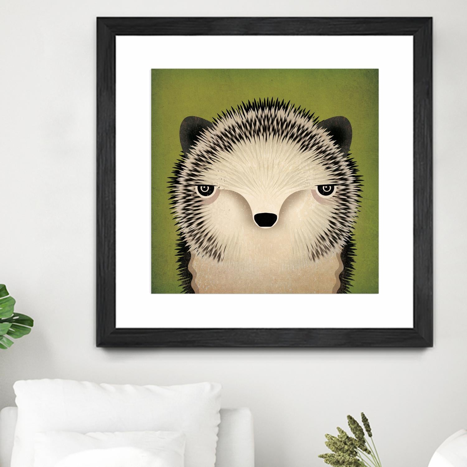 Baby Hedgehog by Ryan Fowler on GIANT ART - beige animals