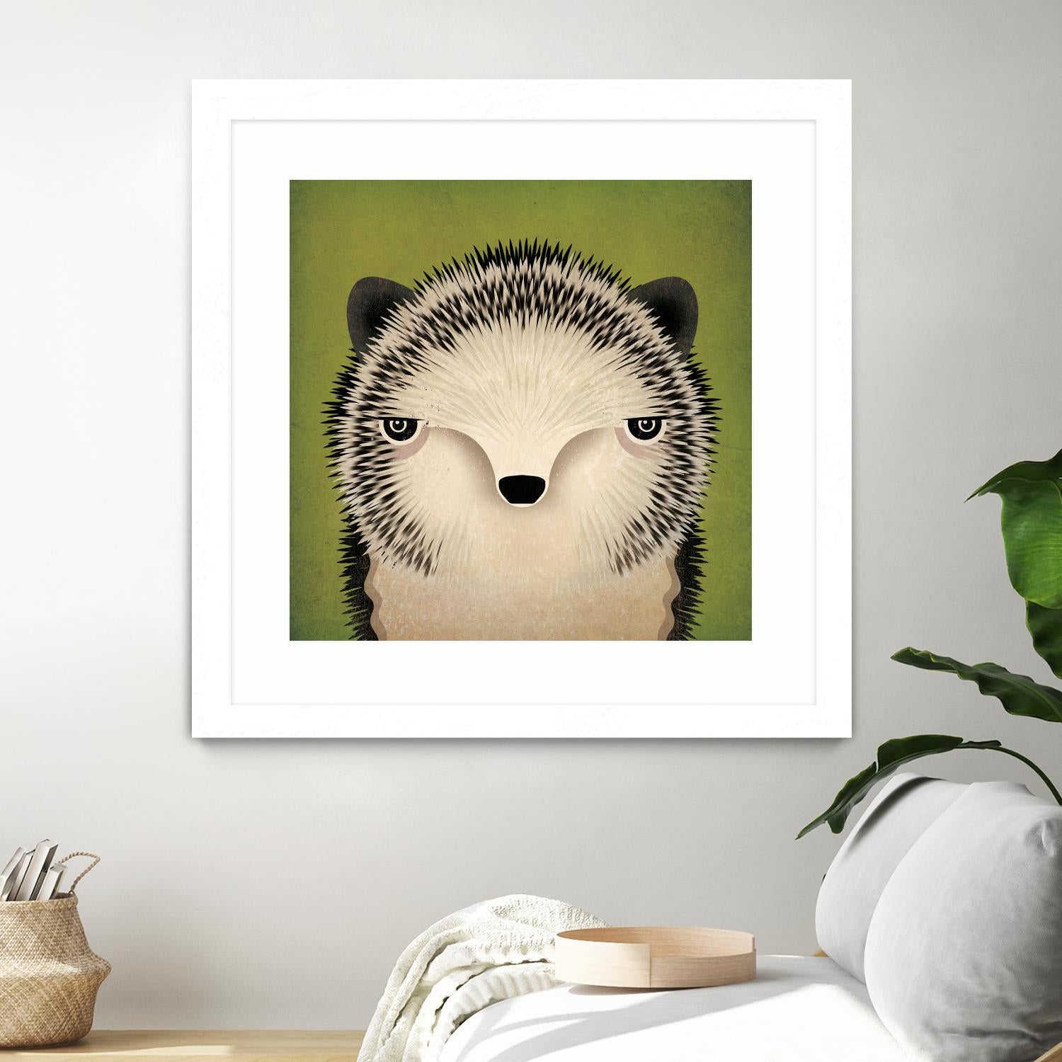 Baby Hedgehog by Ryan Fowler on GIANT ART - beige animals