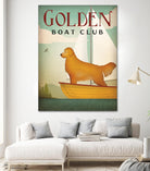 Golden Sail by Ryan Fowler on GIANT ART - blue animals