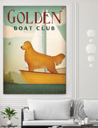 Golden Sail by Ryan Fowler on GIANT ART - blue animals
