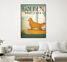 Golden Sail by Ryan Fowler on GIANT ART - blue animals