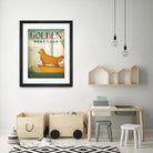 Golden Sail by Ryan Fowler on GIANT ART - beige typography