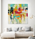 Summer Silk Road by Silvia Vassileva on GIANT ART - green abstract