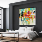 Summer Silk Road by Silvia Vassileva on GIANT ART - green abstract