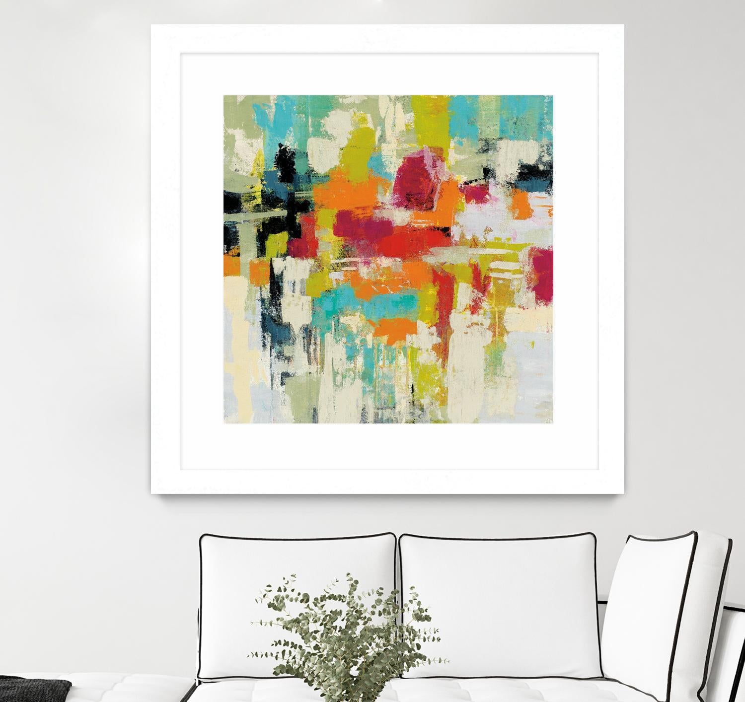 Summer Silk Road by Silvia Vassileva on GIANT ART - green abstract