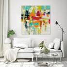 Summer Silk Road by Silvia Vassileva on GIANT ART - green abstract