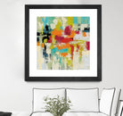 Summer Silk Road by Silvia Vassileva on GIANT ART - green abstract