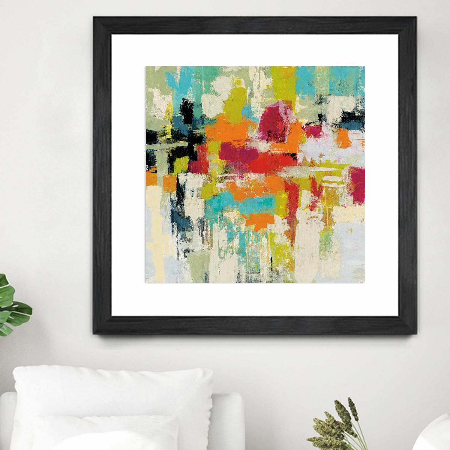 Summer Silk Road by Silvia Vassileva on GIANT ART - green abstract