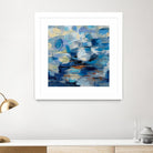 Ultramarine Waves I by Silvia Vassileva on GIANT ART - beige abstract
