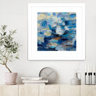 Ultramarine Waves I by Silvia Vassileva on GIANT ART - beige abstract