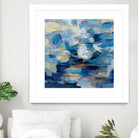 Ultramarine Waves I by Silvia Vassileva on GIANT ART - beige abstract