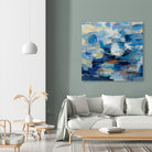 Ultramarine Waves I by Silvia Vassileva on GIANT ART - beige abstract