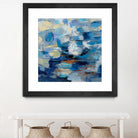 Ultramarine Waves I by Silvia Vassileva on GIANT ART - beige abstract