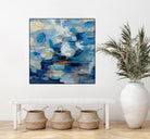 Ultramarine Waves I by Silvia Vassileva on GIANT ART - beige abstract