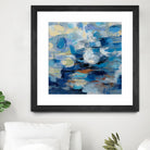 Ultramarine Waves I by Silvia Vassileva on GIANT ART - beige abstract