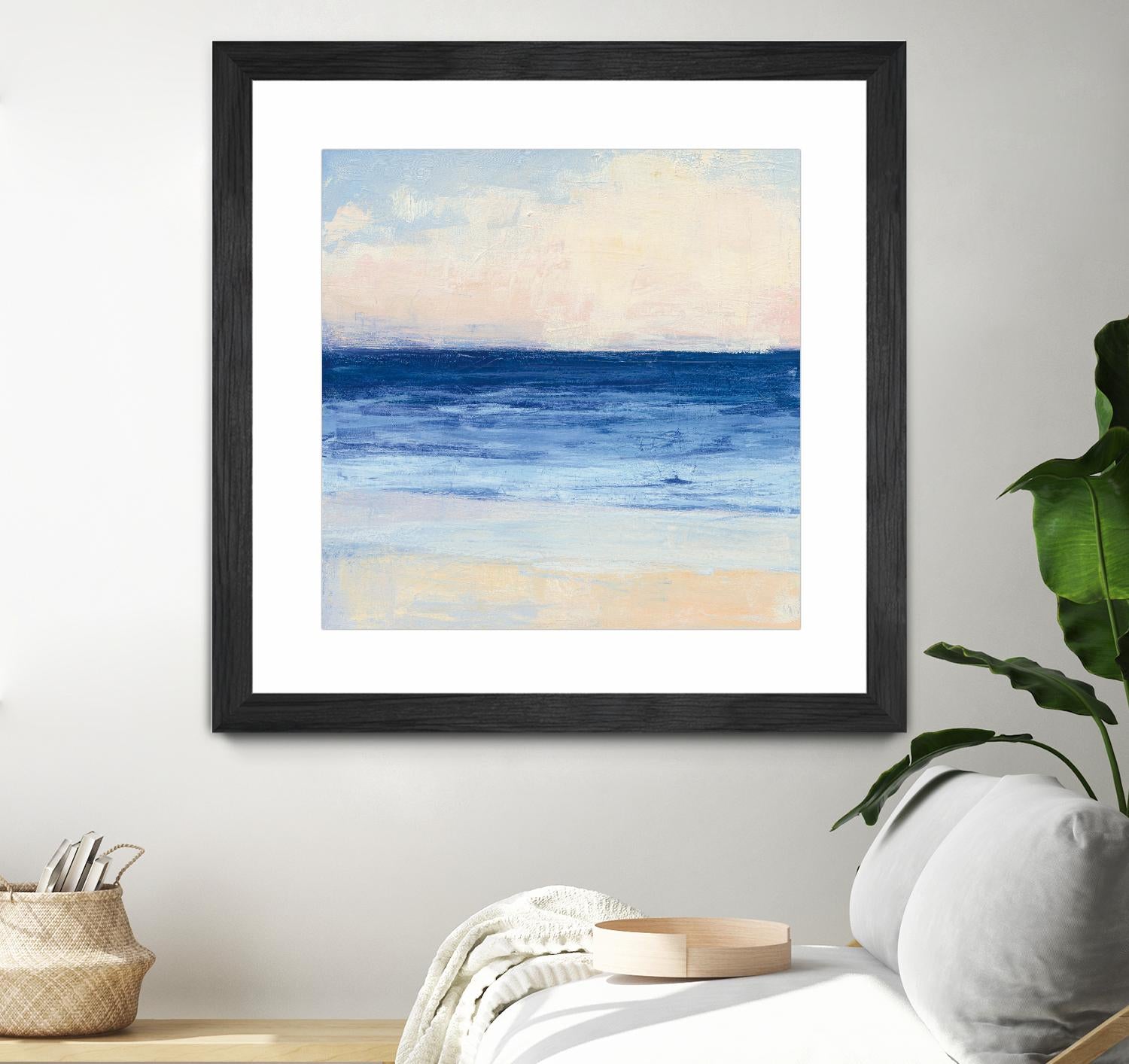 True Blue Ocean I by Julia Purinton on GIANT ART - white sea scene