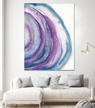 Watercolor Geode II by Chris Paschke on GIANT ART - blue abstract