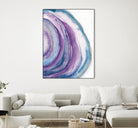 Watercolor Geode II by Chris Paschke on GIANT ART - blue abstract
