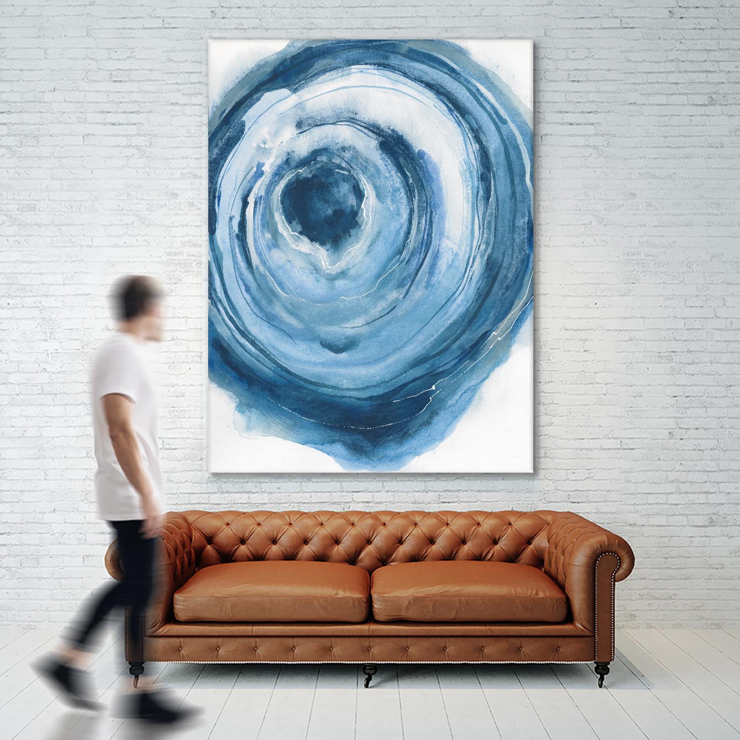 Watercolor Geode III by Chris Paschke on GIANT ART - white abstract