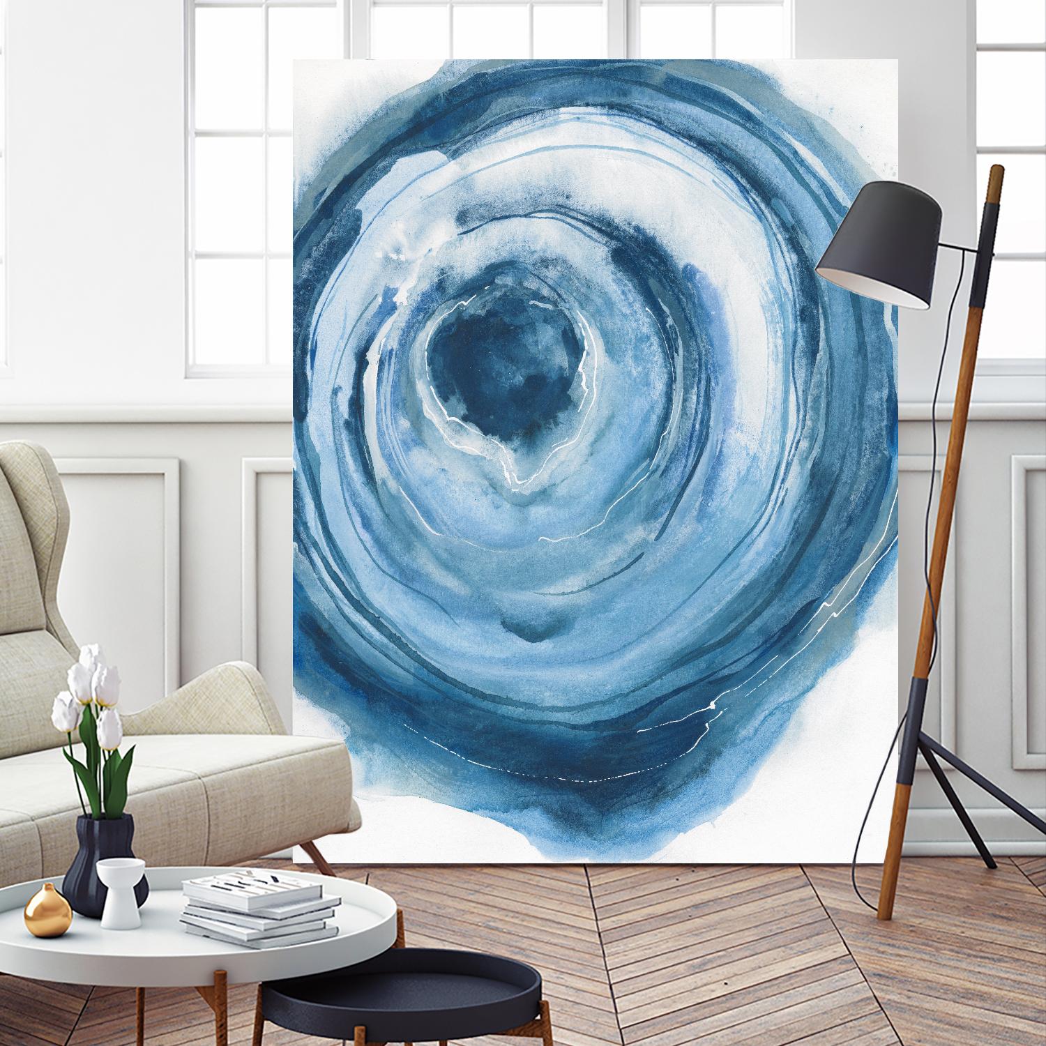 Watercolor Geode III by Chris Paschke on GIANT ART - white abstract