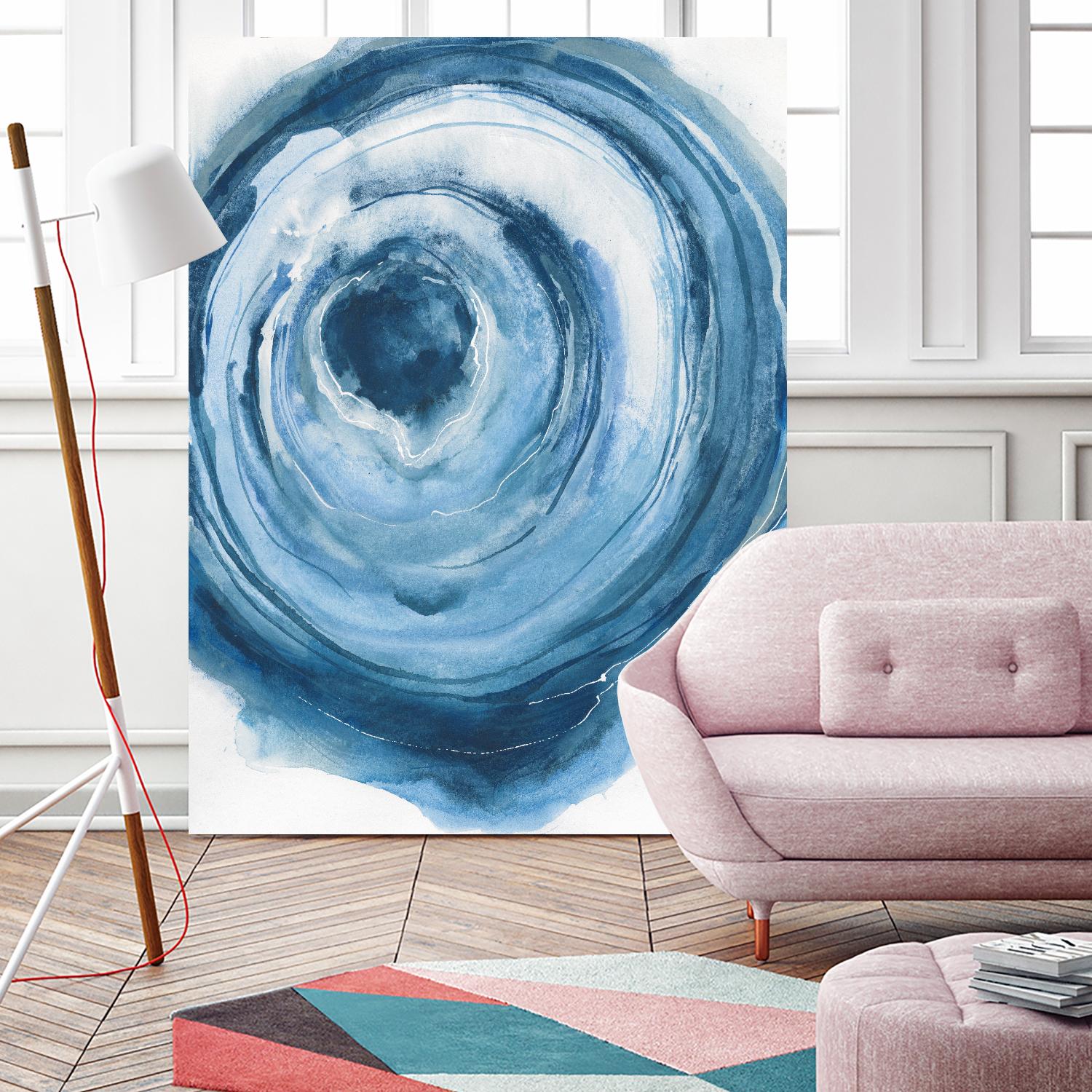 Watercolor Geode III by Chris Paschke on GIANT ART - white abstract