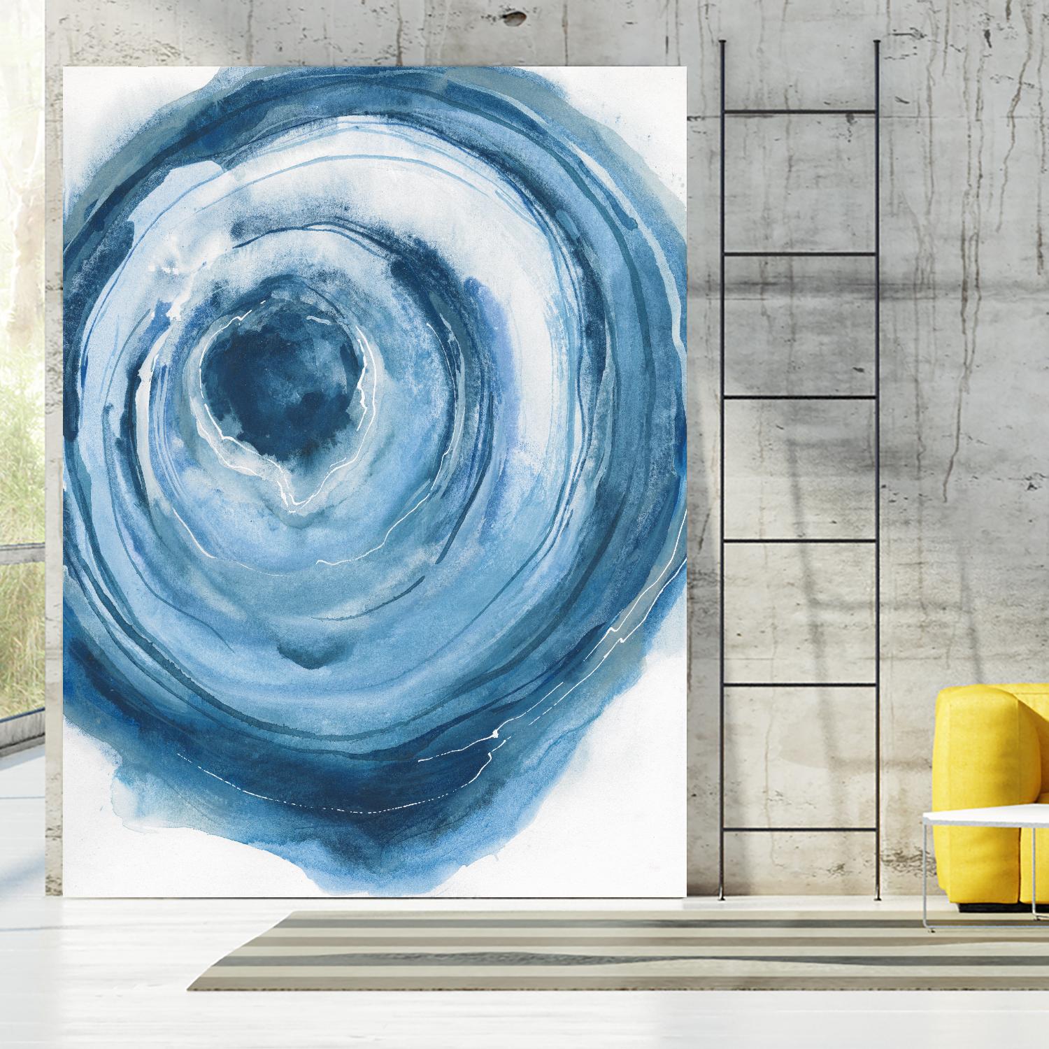 Watercolor Geode III by Chris Paschke on GIANT ART - white abstract