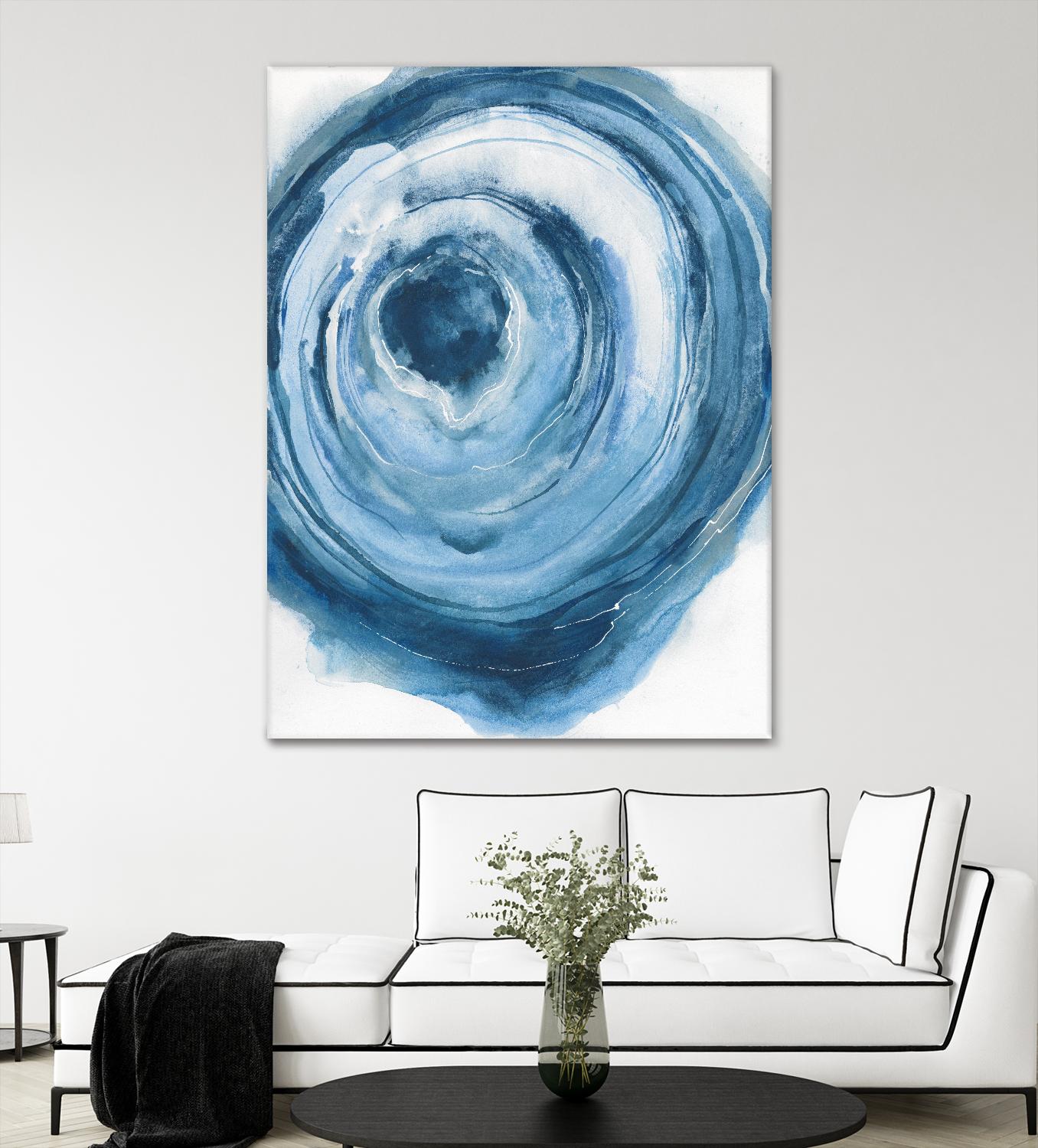 Watercolor Geode III by Chris Paschke on GIANT ART - white abstract