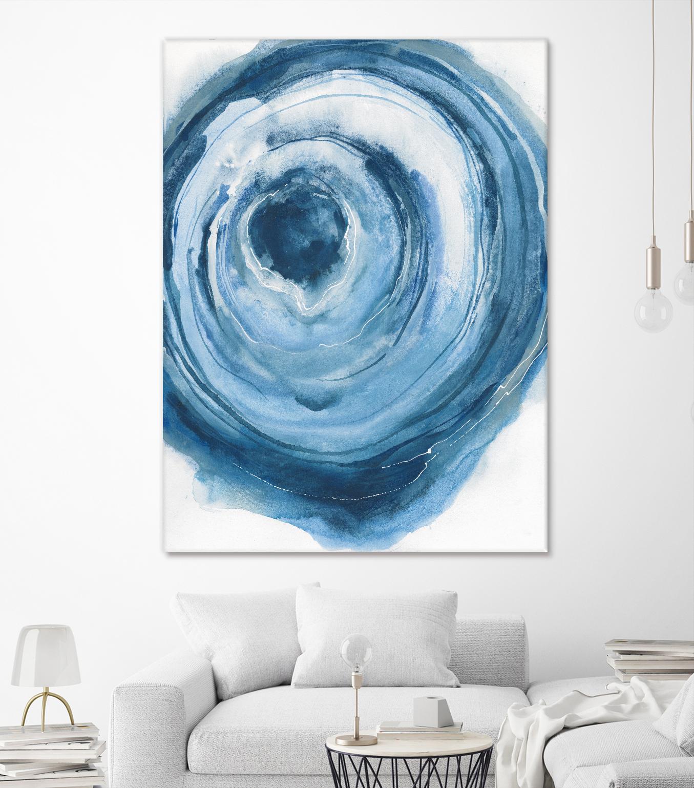 Watercolor Geode III by Chris Paschke on GIANT ART - white abstract