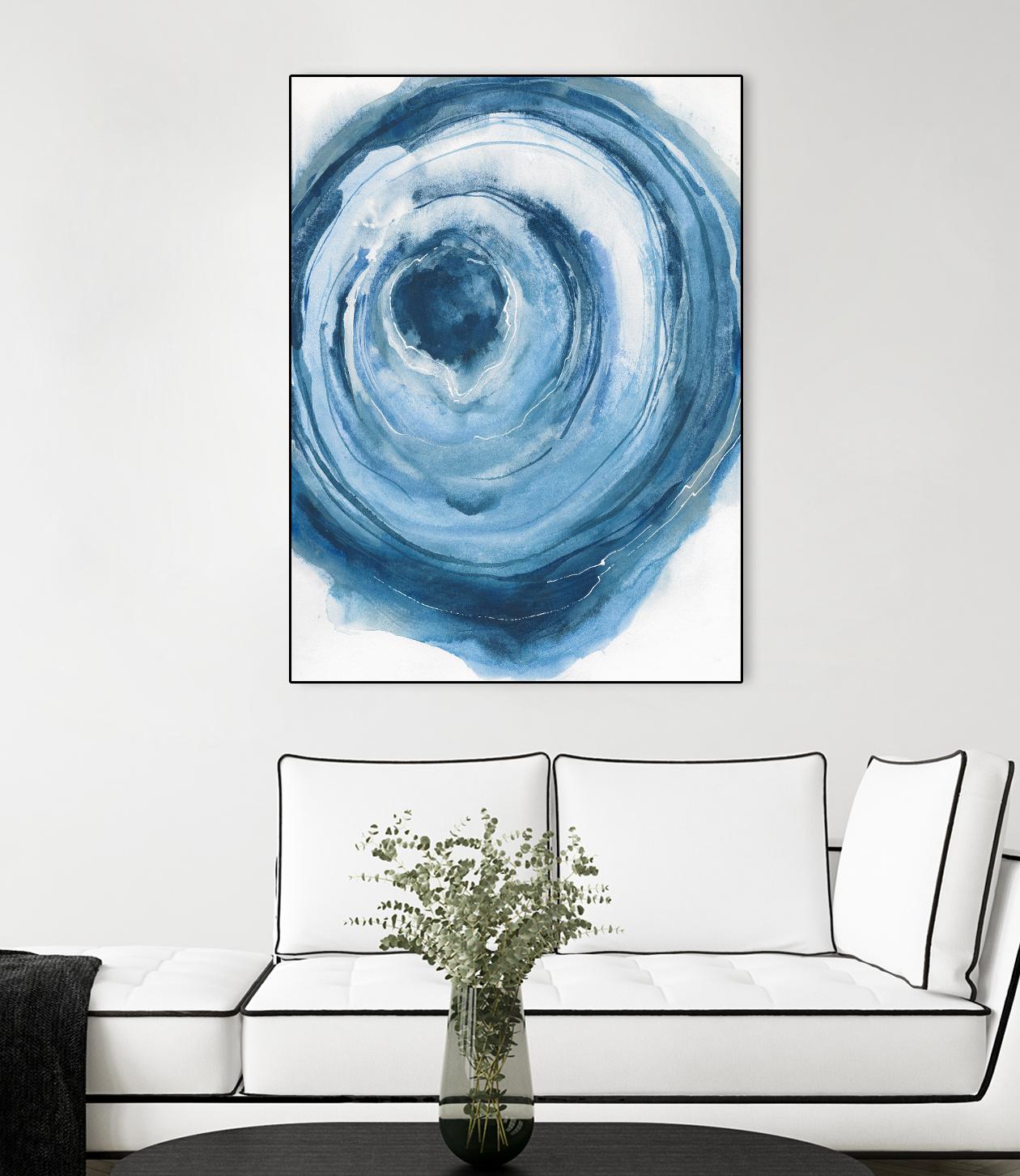 Watercolor Geode III by Chris Paschke on GIANT ART - white abstract