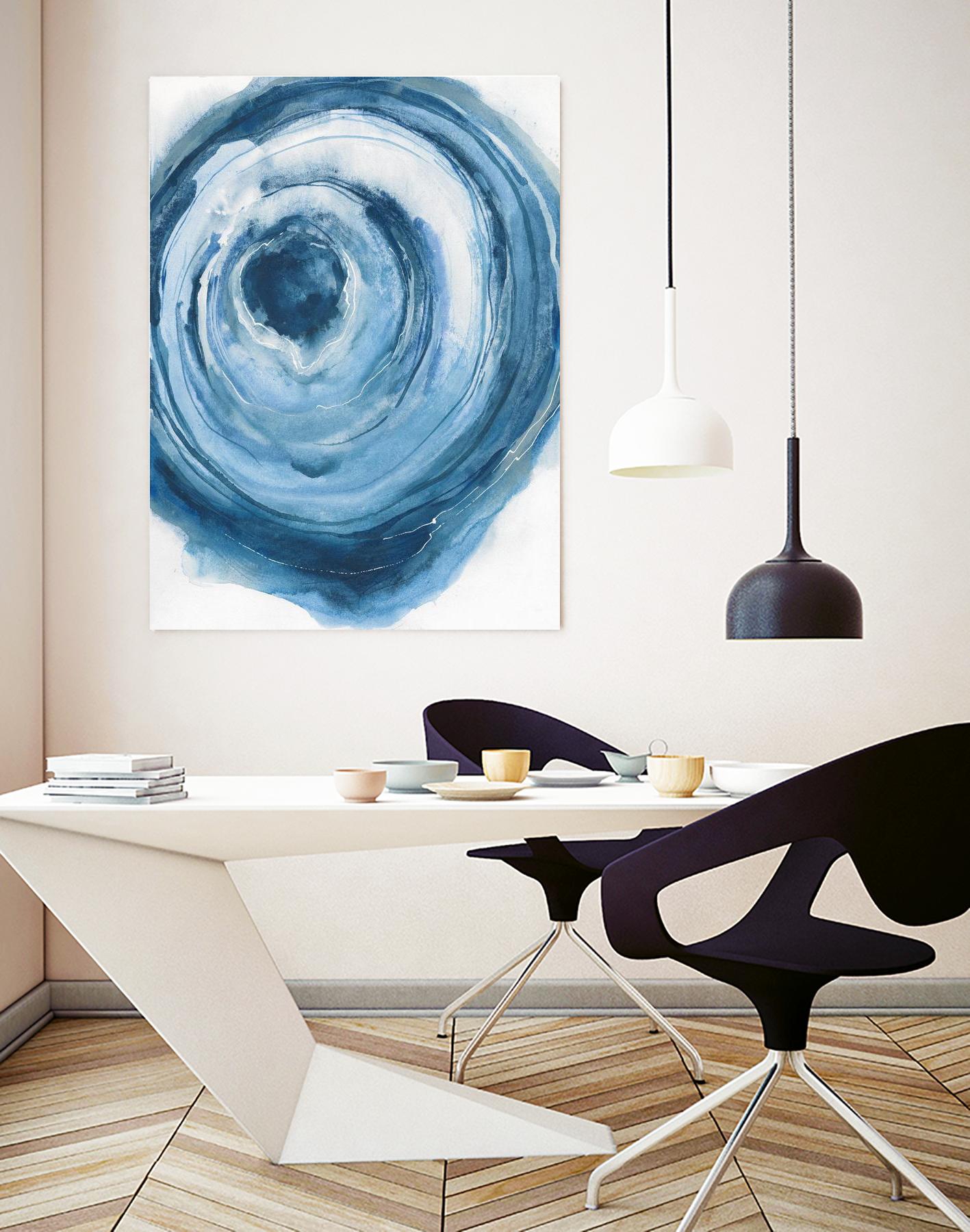 Watercolor Geode III by Chris Paschke on GIANT ART - white abstract