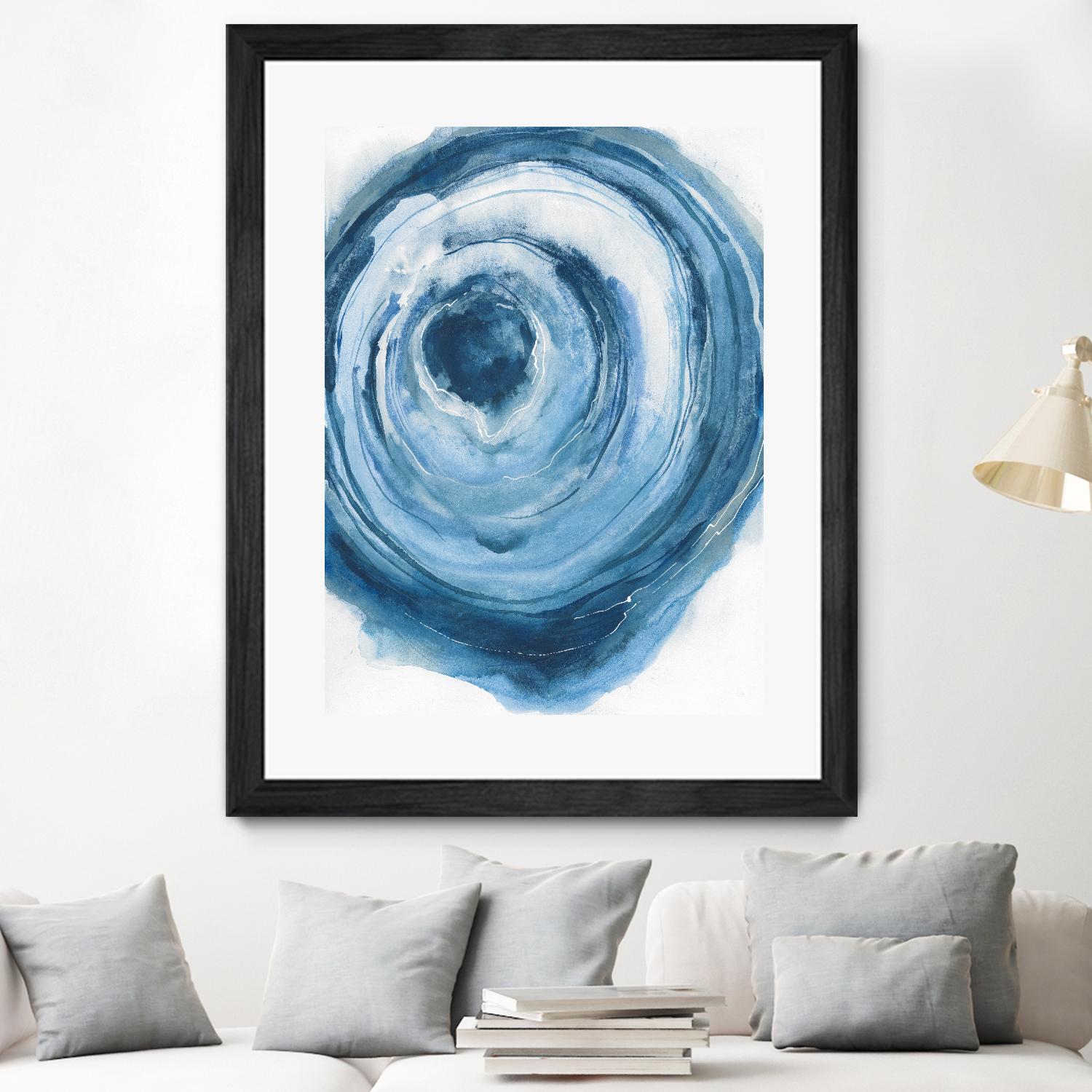 Watercolor Geode III by Chris Paschke on GIANT ART - white abstract