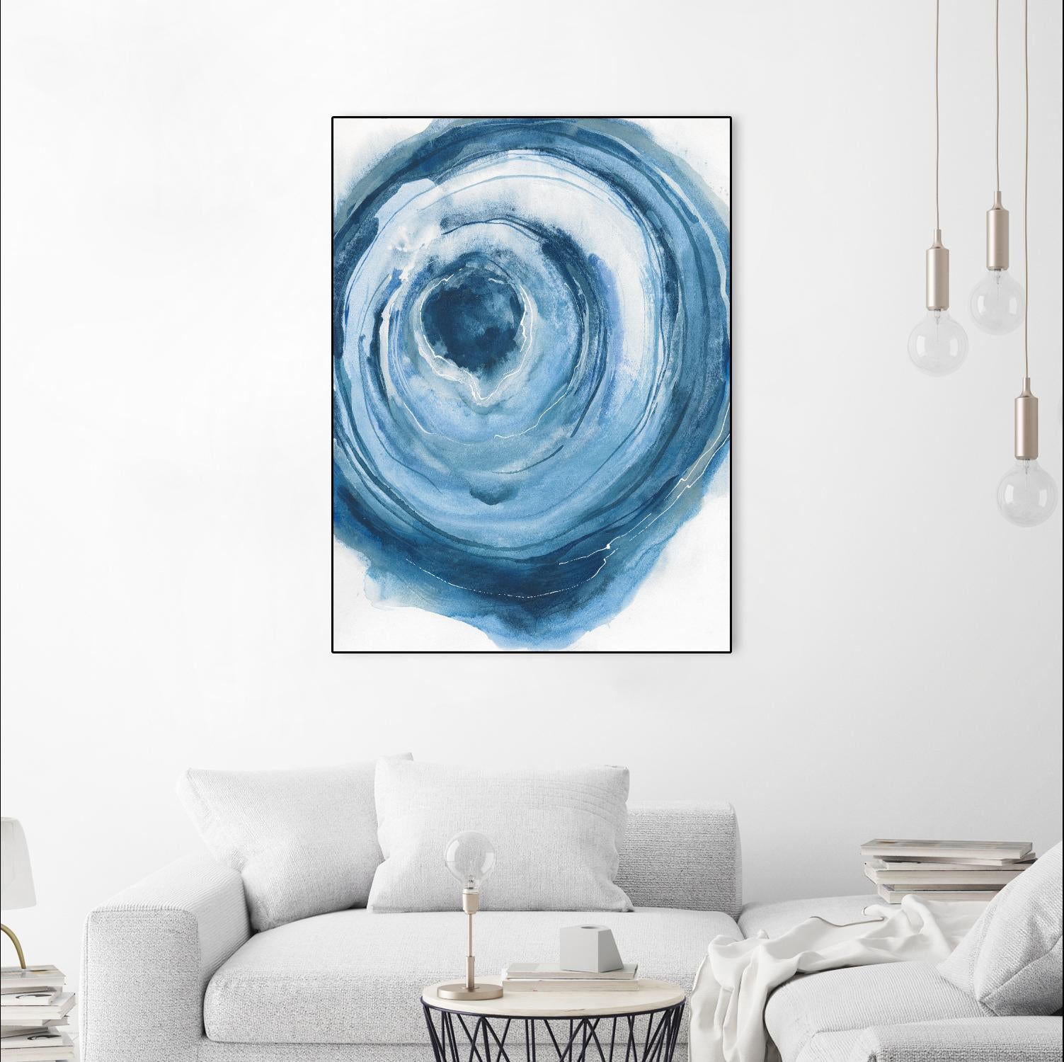 Watercolor Geode III by Chris Paschke on GIANT ART - white abstract