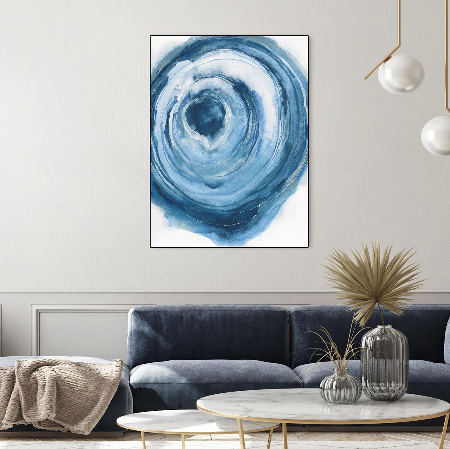 Watercolor Geode III by Chris Paschke on GIANT ART - white abstract