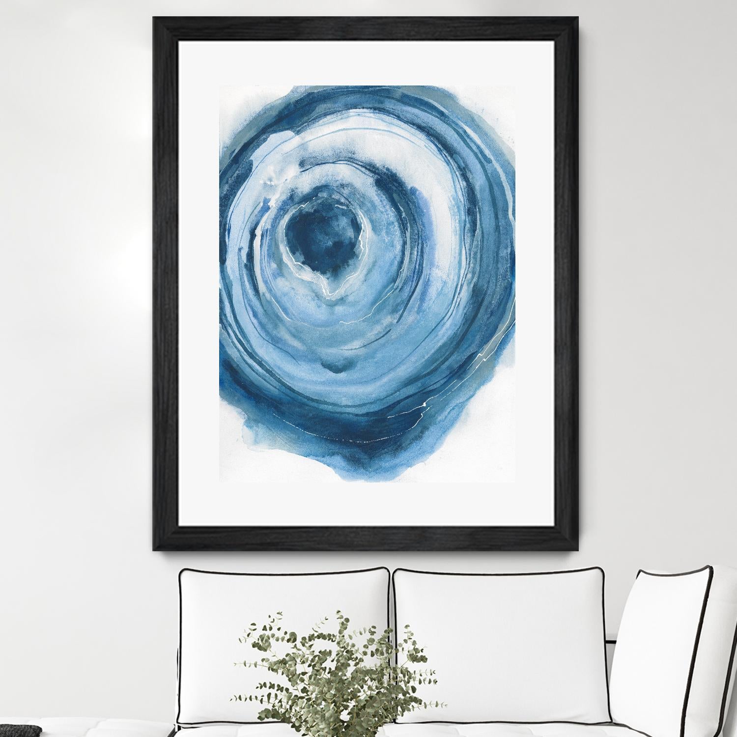Watercolor Geode III by Chris Paschke on GIANT ART - white abstract