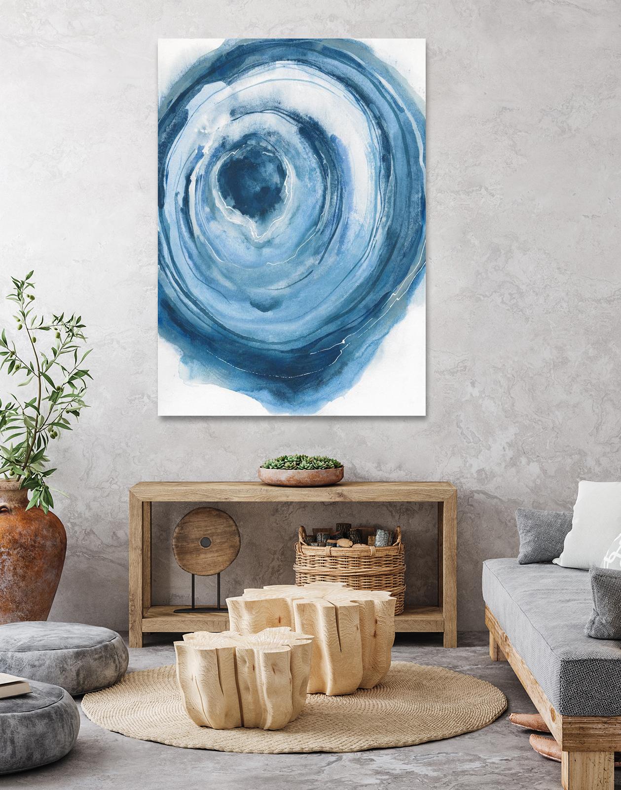 Watercolor Geode III by Chris Paschke on GIANT ART - white abstract