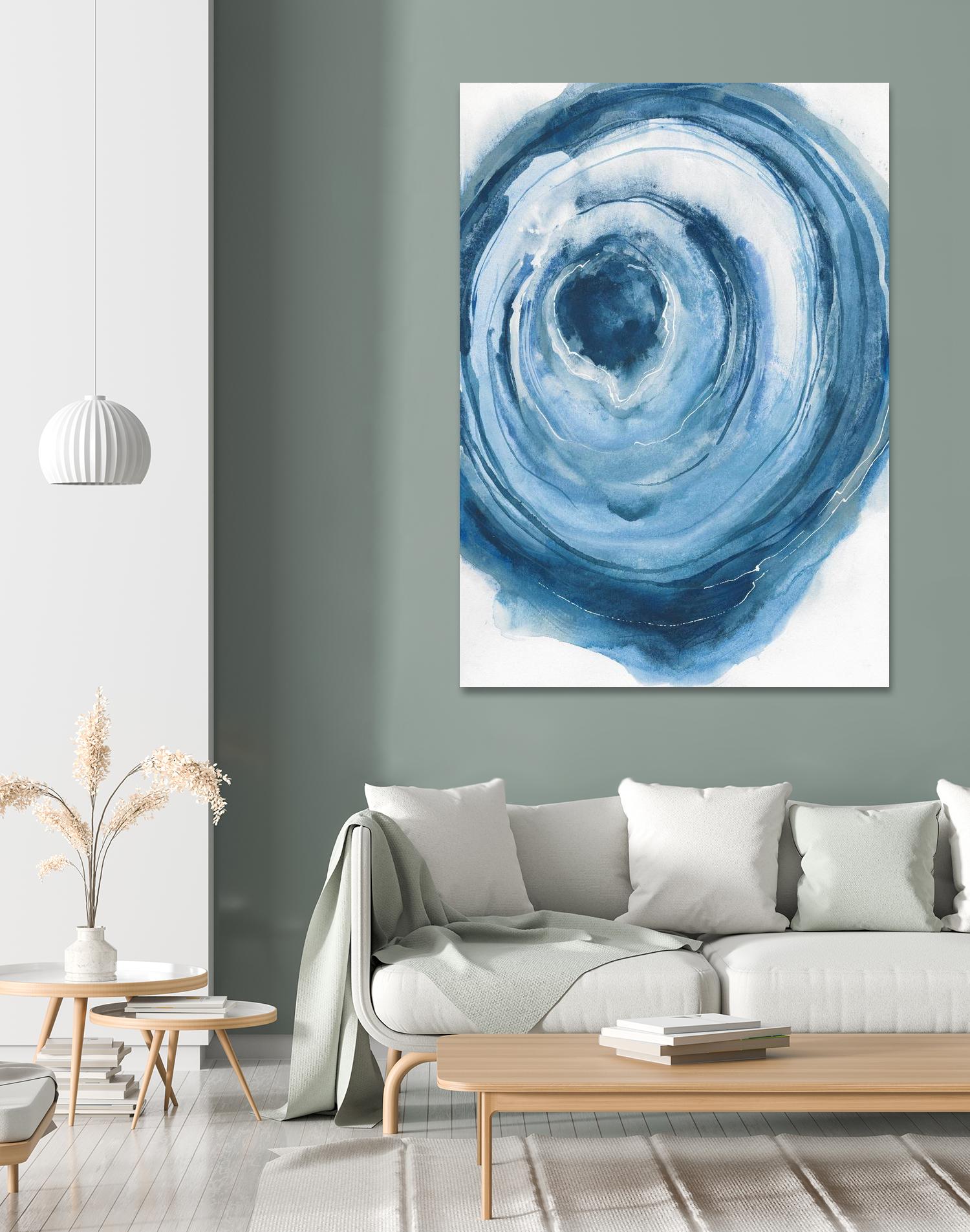 Watercolor Geode III by Chris Paschke on GIANT ART - white abstract