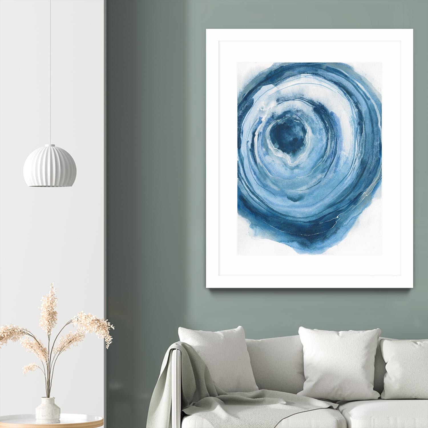 Watercolor Geode III by Chris Paschke on GIANT ART - white abstract