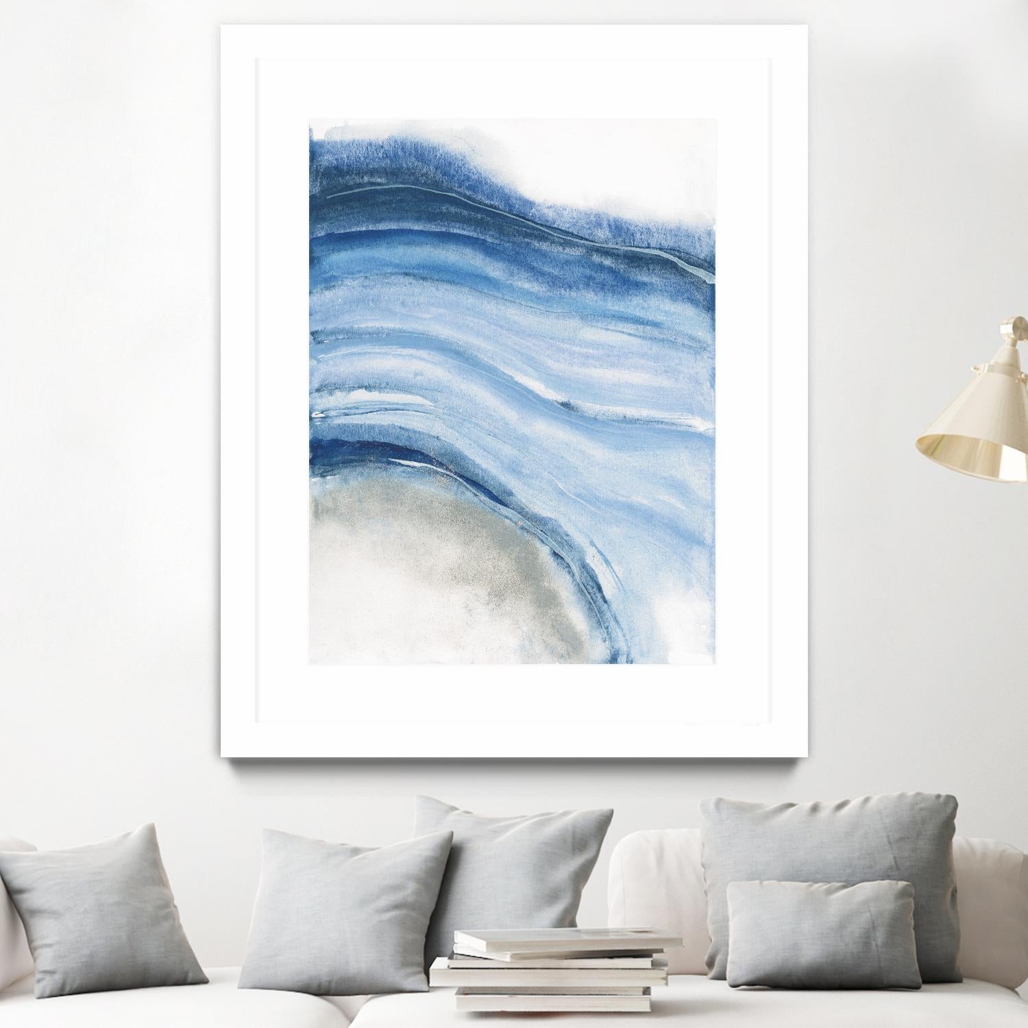 Watercolor Geoge IV by Chris Paschke on GIANT ART - white abstract