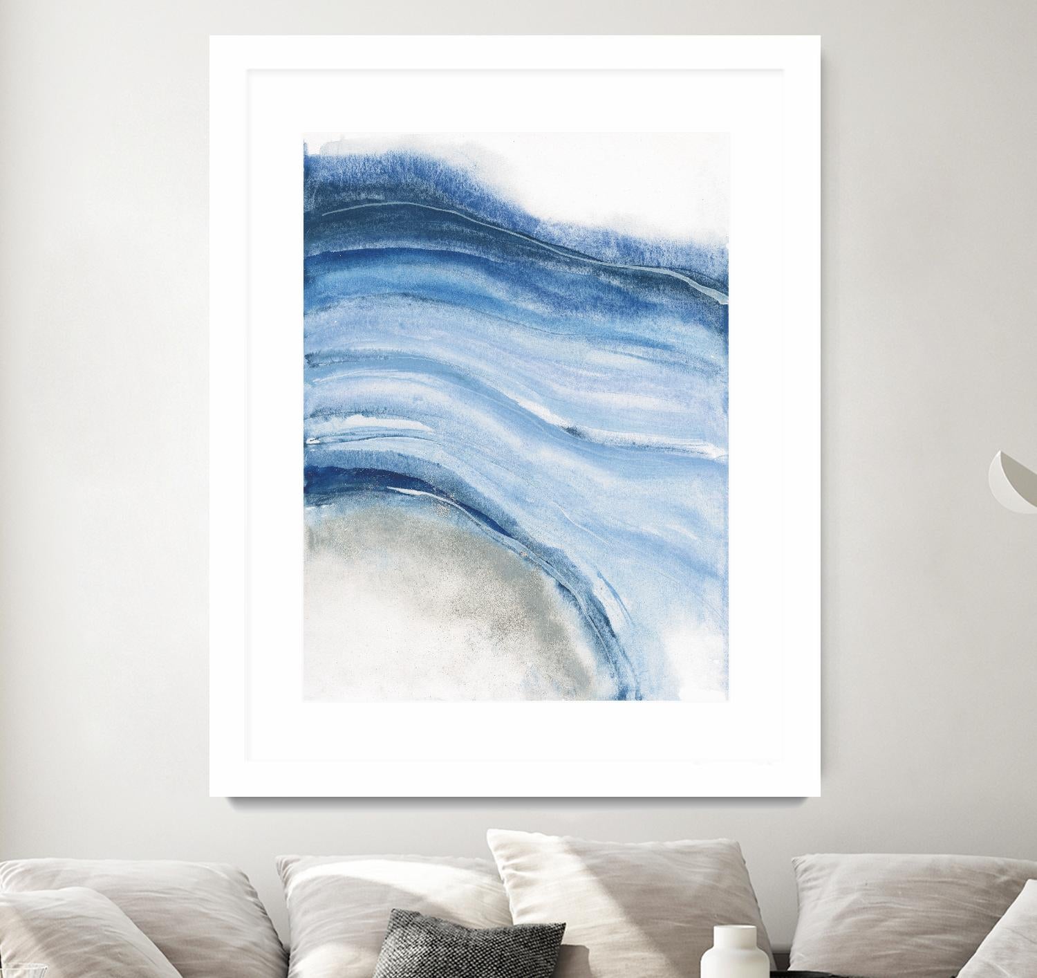 Watercolor Geoge IV by Chris Paschke on GIANT ART - white abstract