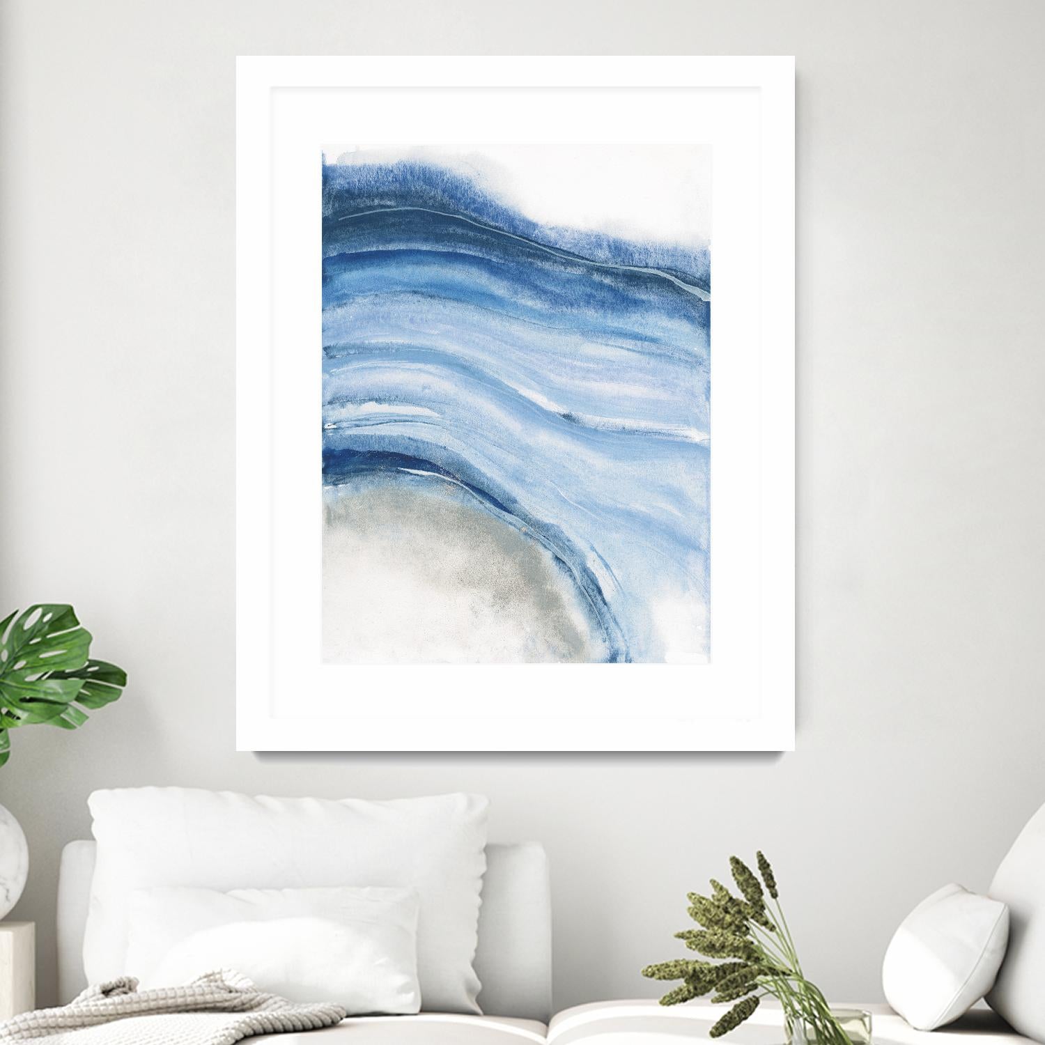 Watercolor Geoge IV by Chris Paschke on GIANT ART - white abstract