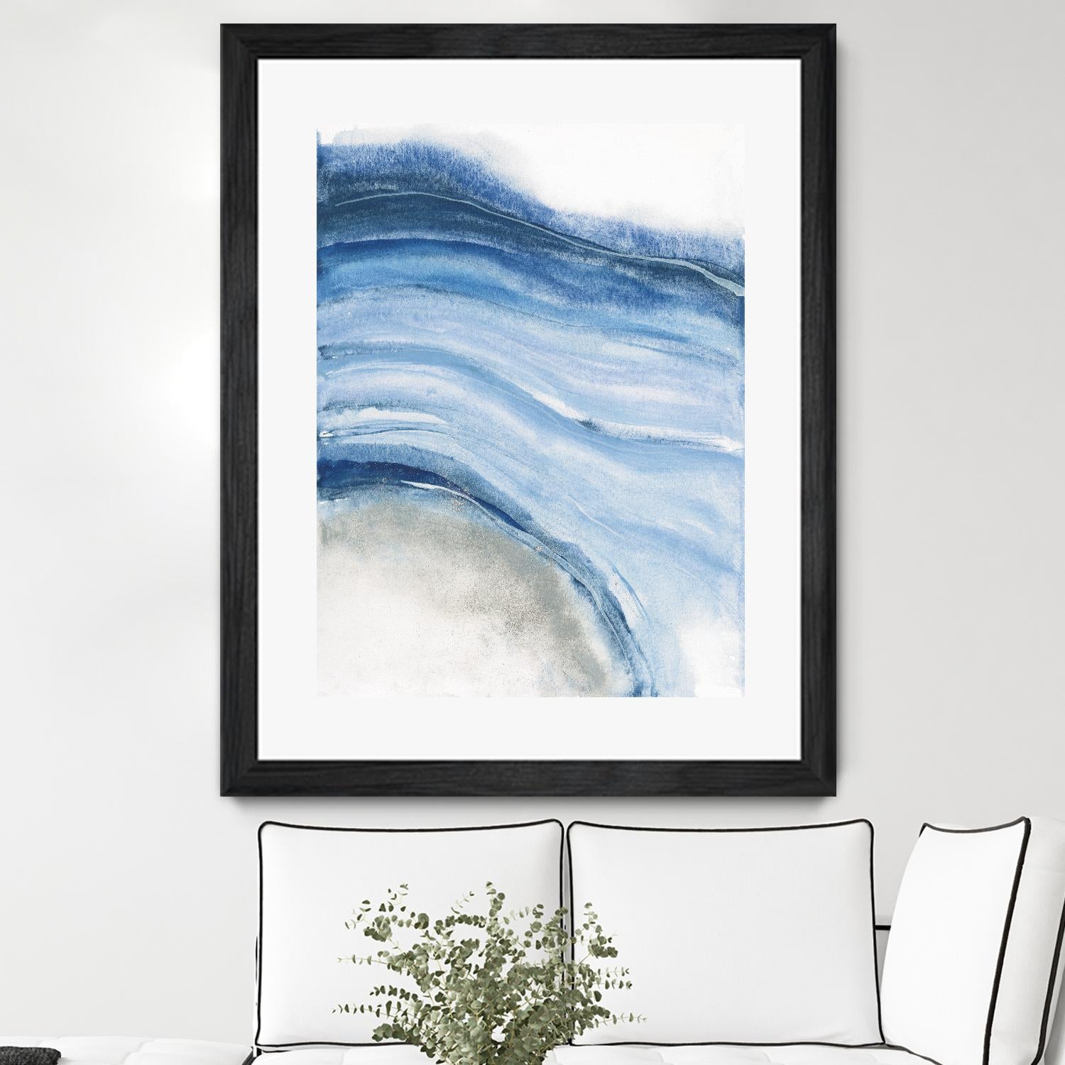 Watercolor Geoge IV by Chris Paschke on GIANT ART - white abstract