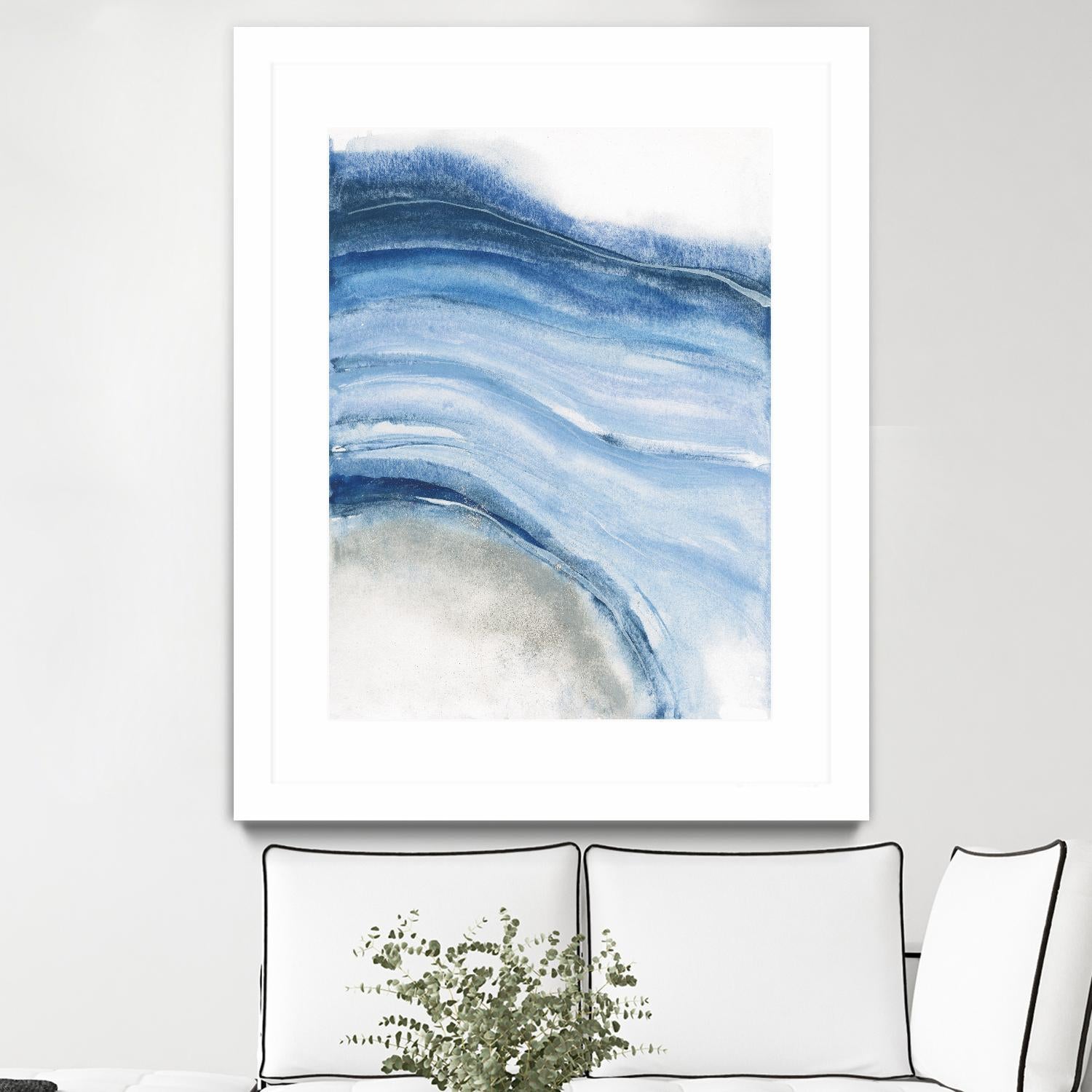 Watercolor Geoge IV by Chris Paschke on GIANT ART - white abstract