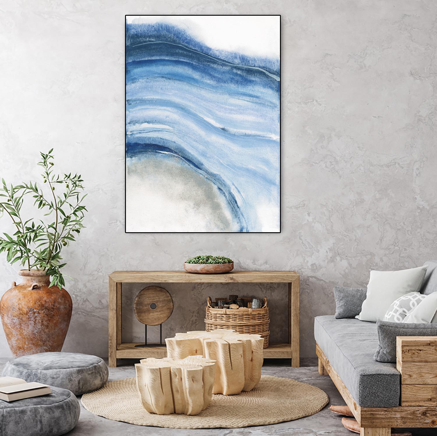 Watercolor Geoge IV by Chris Paschke on GIANT ART - white abstract