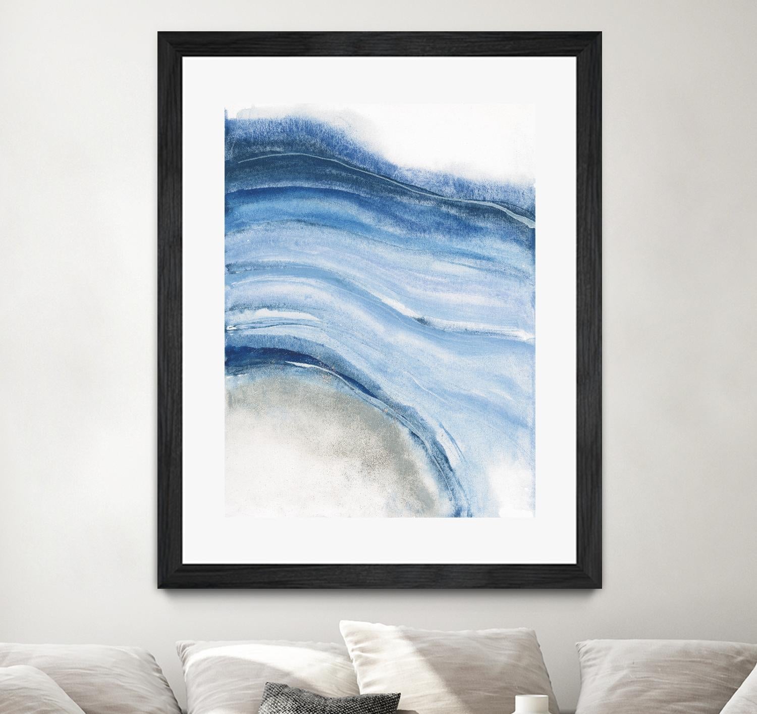 Watercolor Geoge IV by Chris Paschke on GIANT ART - white abstract