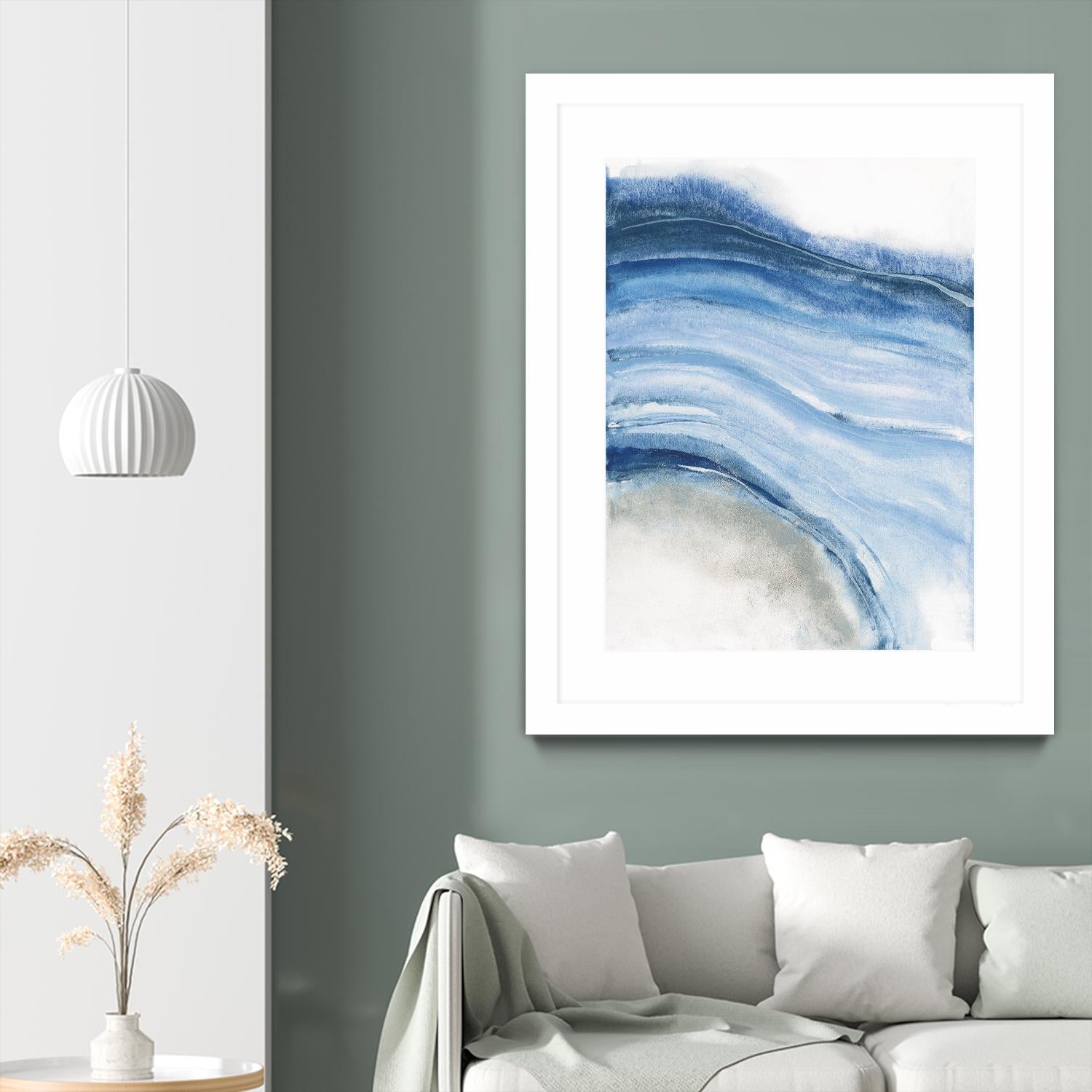 Watercolor Geoge IV by Chris Paschke on GIANT ART - white abstract