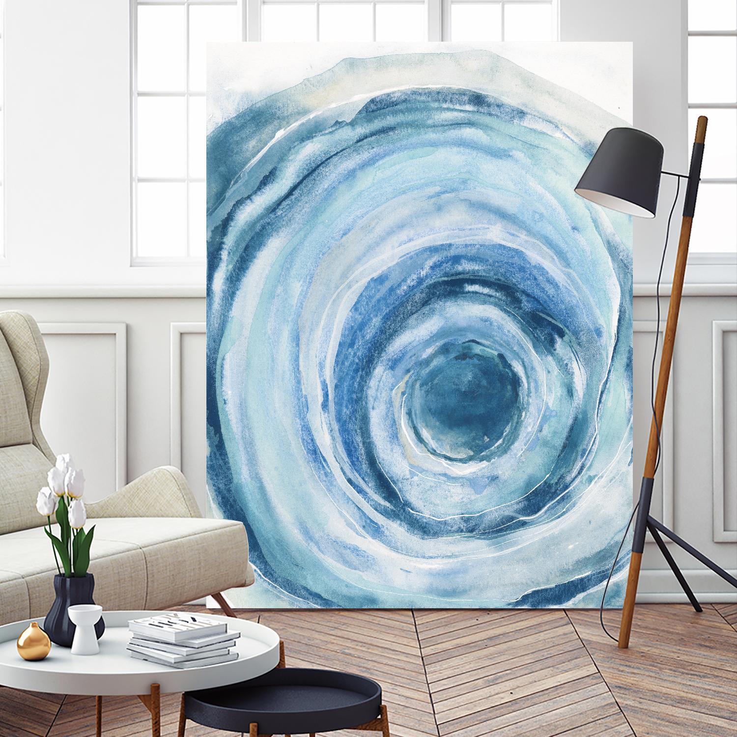 Watercolor Geode IX by Chris Paschke on GIANT ART - white abstract