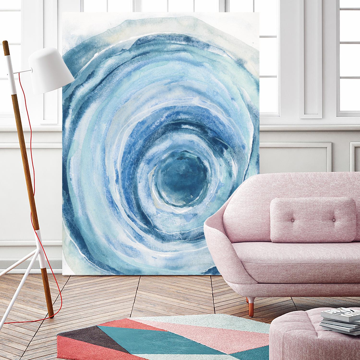 Watercolor Geode IX by Chris Paschke on GIANT ART - white abstract