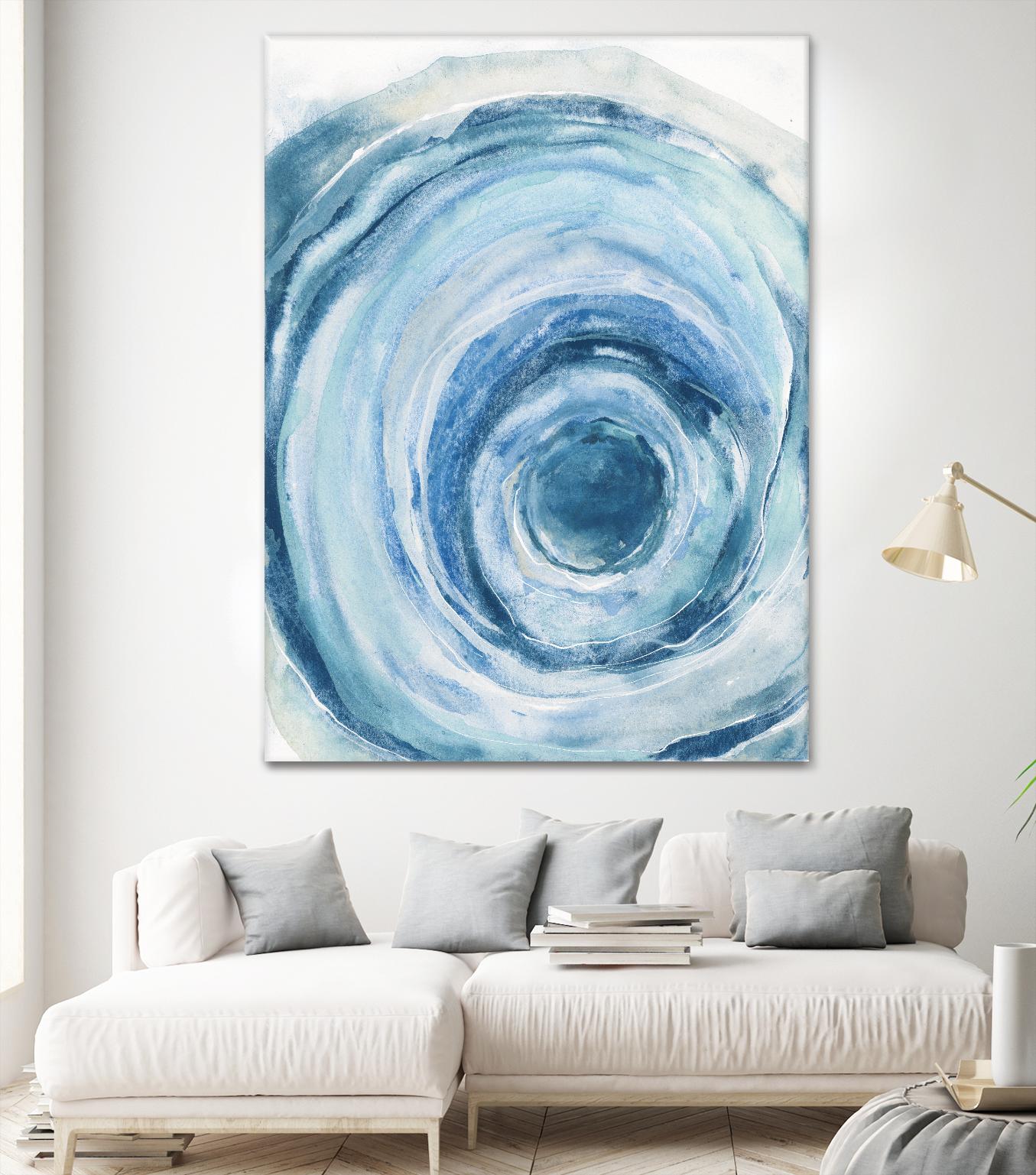 Watercolor Geode IX by Chris Paschke on GIANT ART - white abstract